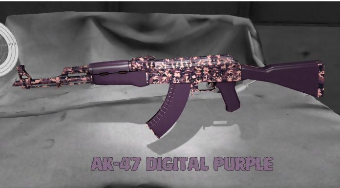AK-47 | Purple Digital Skin