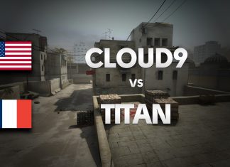 TITAN vs Cloud9 on de_dust2 @ ESL ONE COLOGNE by ceh9