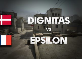Dignitas vs EPSILON on de_dust2 (1st map) @ ESL ONE COLOGNE by ceh9