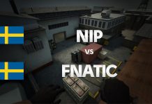 NIP vs fnatic on de_cache (2nd map) @ ESL ONE COLOGNE