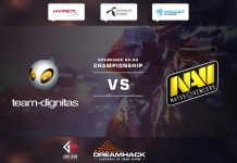NaVi vs Dignitas de_mirage 1/4 финала DreamHack Winter 2014