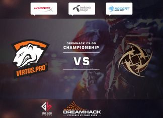 Virtus.Pro vs NIP de_cache 1/2 финала DreamHack Winter 2014