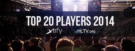 ТОП-20 игроков 2014 года от HLTV.