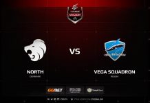 North vs Vega Squadron, overpass, ELEAGUE Major Boston 2018 Первый день турнира