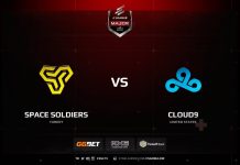 Space Soldiers vs Cloud9, cobblestone, ELEAGUE Major Boston 2018 Второй день турнира
