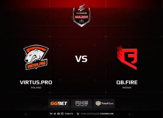 Virtus.pro vs QB.Fire, cache, ELEAGUE Major Boston 2018 Первый день турнира