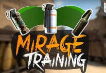 Карта для тренировки раскидок на de_Mirage