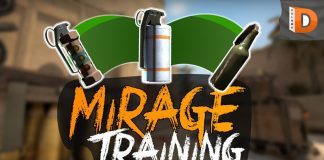 Карта для тренировки раскидок на de_Mirage